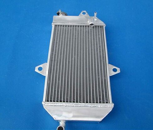 Aluminum Radiator + silicone hose for ATV Yamaha Banshee YFZ350 YFZ 350 1987-2006 (Black) in Saudi Arabia