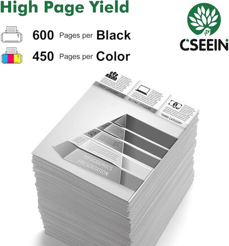 667XL Ink Cartridge Black and Color Replacement for HP Ink 667XL Ink Cartridges for DeskJet Ink Advantage DeskJet 1275 2374 2375 2376 2775 2776 6075 6475 6476 Printer (1 Black, 1 Color) in Saudi Arabia