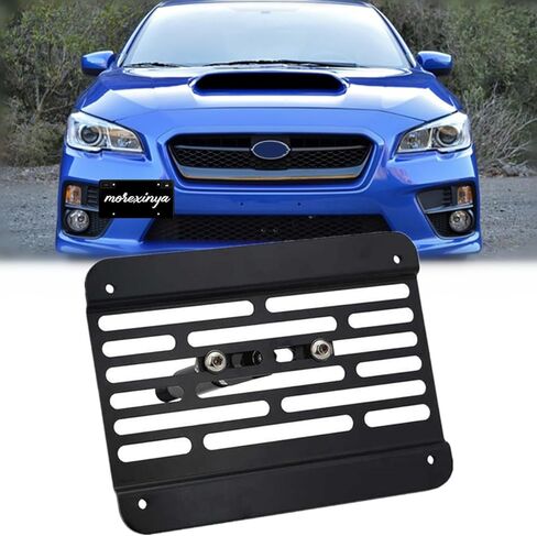 Front Bumper Tow Hook License Plate Mount Relocator Bracket fit for Subaru BRZ WRX STi Forester Impreza for Scion FRS for Toyota 86 Stainless Steel No Drill Holder in Saudi Arabia