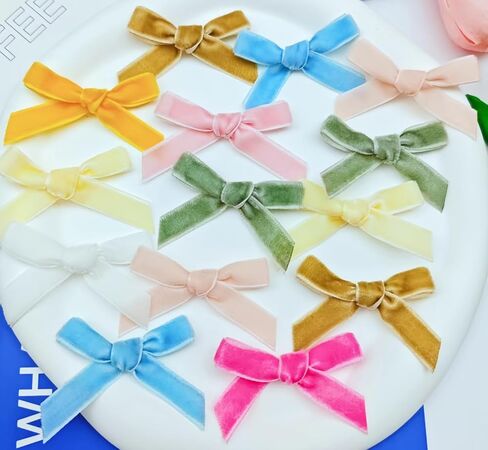 Abbaoww 50 Yards Vintage Hot Pink Velvet Ribbon 3/8 Inch Wide for Gift Wrapping Christmas Wedding Home Decoration DIY Projects (Hot Pink) in Saudi Arabia