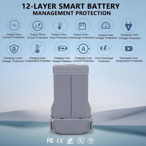Intelligent Flight Battery Plus Compatible with DJI Mini 5 Pro, Mini 4 Pro, Mini 3 Pro, Mini 3, 5000mAh 50 Mins Max Flying Time Upgraded Drone Battery Replacement Parts in Kuwait