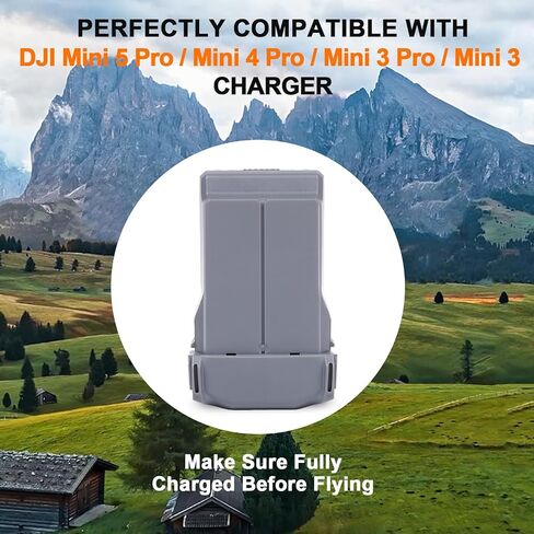 Intelligent Flight Battery Plus Compatible with DJI Mini 5 Pro, Mini 4 Pro, Mini 3 Pro, Mini 3, 5000mAh 50 Mins Max Flying Time Upgraded Drone Battery Replacement Parts in Kuwait