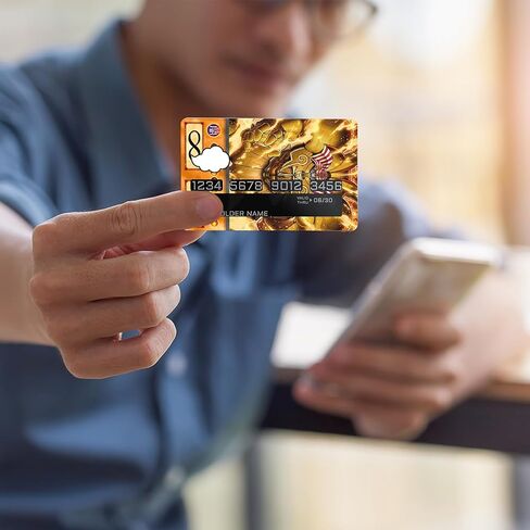 Anime Game Debit Credit Card Cover Sticker Decal Skin（8 Pack） Aesthetic Art Decor Gifts Merch Supplies for EBT Transportation Key Cover Personalizing Campus Bus ID Bank Card in Saudi Arabia