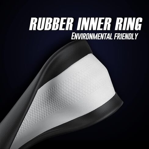 Car Steering Wheel Cover for Ford Maverick 2022-2024 2025 2026, Microfiber Leather Auto Wheel Protector Breathable Anti-Slip Grip Car Interior Accessories, Black in Saudi Arabia