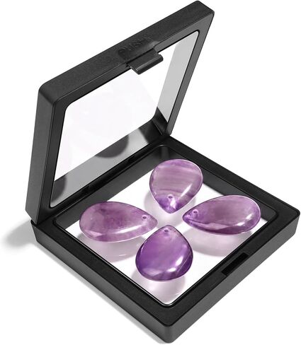 Natural Crystal Pendant Charms for Jewelry Making, Gemstone Charms Supplies, Assorted Shapes & Stones, Necklace Earrings Craft Supplies (4PCS Box) in Saudi Arabia
