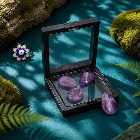 Natural Crystal Pendant Charms for Jewelry Making, Gemstone Charms Supplies, Assorted Shapes & Stones, Necklace Earrings Craft Supplies (4PCS Box) in Saudi Arabia