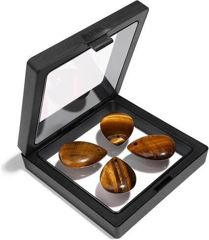 Natural Crystal Pendant Charms for Jewelry Making, Gemstone Charms Supplies, Assorted Shapes & Stones, Necklace Earrings Craft Supplies (4PCS Box) in Saudi Arabia