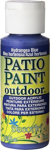 DecoArt Patio Paint, 2-Ounce, Hydrangea Blue in Saudi Arabia