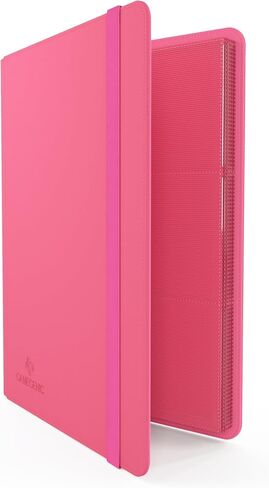Gamegenic Prime Album 18-Pocket, Organize Standard and Japanese Size Collectible Cards, Premium Card Game Protector, Holds up to 360 Cards, Ideal for Playset Collections, Pink Color in Kuwait