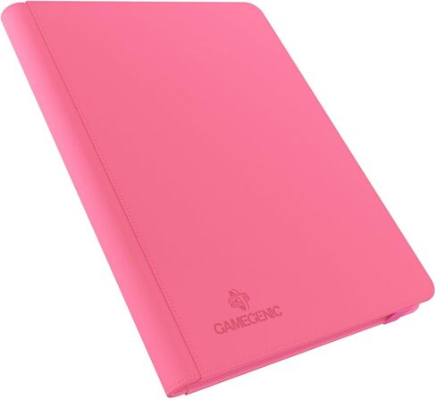 Gamegenic Prime Album 18-Pocket, Organize Standard and Japanese Size Collectible Cards, Premium Card Game Protector, Holds up to 360 Cards, Ideal for Playset Collections, Pink Color in Kuwait