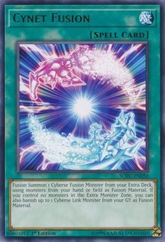 Yu-Gi-Oh! - Cynet Fusion - SOFU-EN050 - Rare - 1st Edition - Soul Fusion in Kuwait