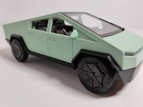 شاحنة Cyber ​​Truck Green للتحكم عن بعد، سيارة RC بمقياس 1:20، 27 ميجاهرتز، خضراء، 4 قنوات عالية السرعة لجميع التضاريس مع بطارية وأضواء 3.7 فولت قابلة لإعادة الشحن in Kuwait