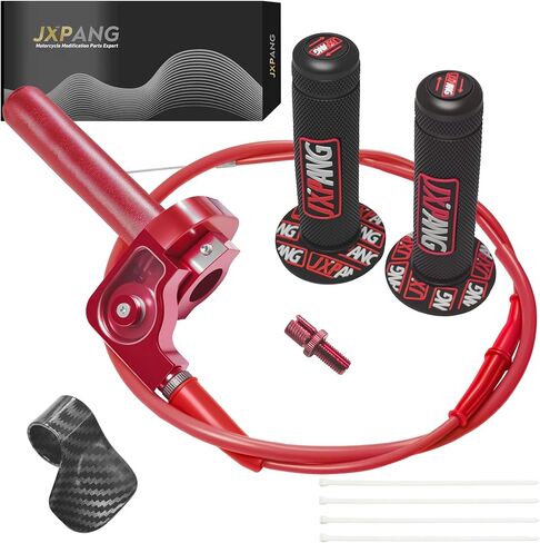 Aluminum Alloy Quick Twist Throttle Assembly 7/8" 22mm with Cable, Universal Throttle Grips Kit for Dirt Pit Bike ATV Mini Bike CRF KLX SSR TTR 50cc-250cc in Saudi Arabia