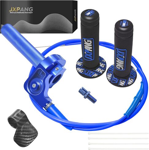 Aluminum Alloy Quick Twist Throttle Assembly 7/8" 22mm with Cable, Universal Throttle Grips Kit for Dirt Pit Bike ATV Mini Bike CRF KLX SSR TTR 50cc-250cc in Saudi Arabia