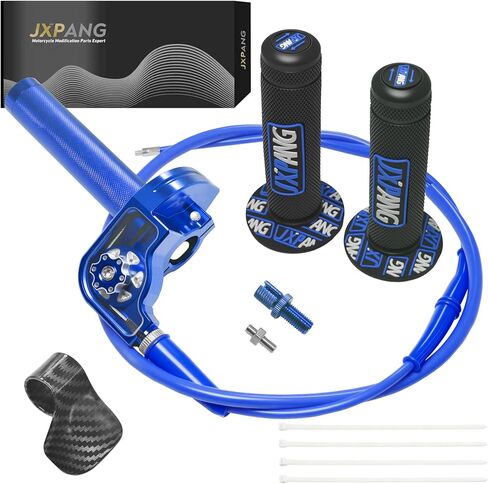 Aluminum Alloy Quick Twist Throttle Assembly 7/8" 22mm with Cable, Universal Throttle Grips Kit for Dirt Pit Bike ATV Mini Bike CRF KLX SSR TTR 50cc-250cc in Saudi Arabia