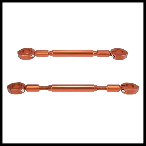 1Set Universal 22mm Aluminum Alloy Orange Motorcycle Balance Bar Crossbar Handlebar Motorbike Reinforce Lever Accessories Durable Material in Saudi Arabia