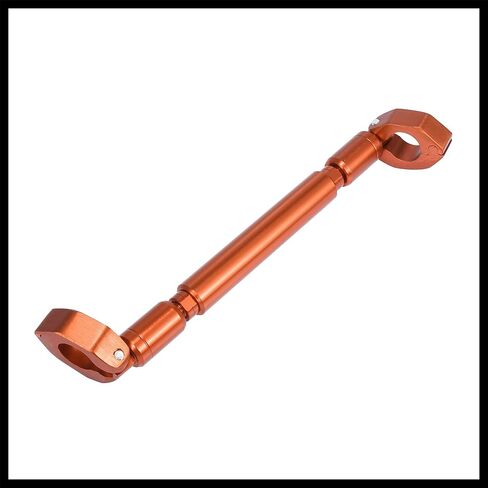 1Set Universal 22mm Aluminum Alloy Orange Motorcycle Balance Bar Crossbar Handlebar Motorbike Reinforce Lever Accessories Durable Material in Saudi Arabia