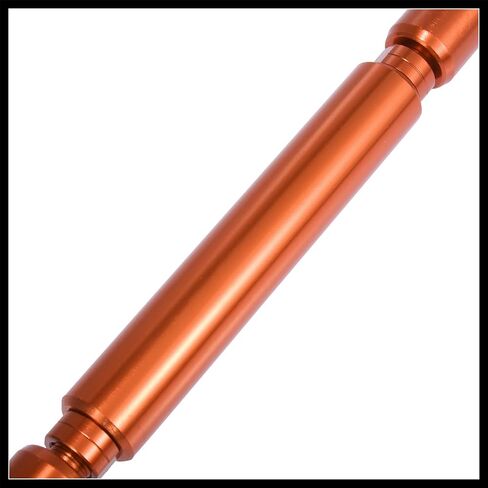 1Set Universal 22mm Aluminum Alloy Orange Motorcycle Balance Bar Crossbar Handlebar Motorbike Reinforce Lever Accessories Durable Material in Saudi Arabia