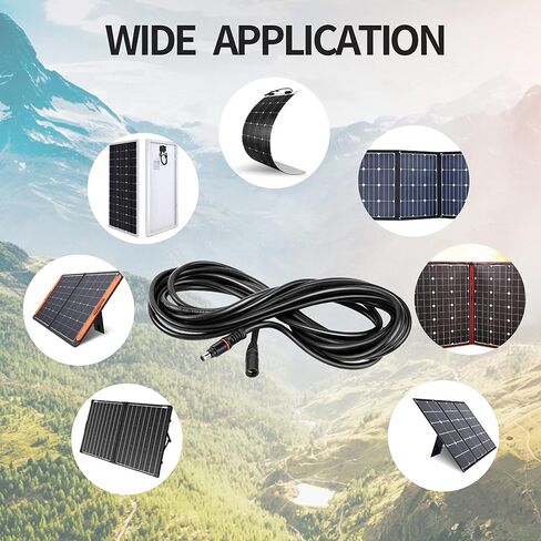 DC 8mm ExtensionCable 10Ft DC Power Plug for Solar Generator Portable Power Station and Solar Panel 16Gauge Cord in Saudi Arabia