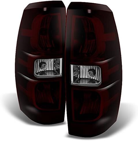 AKKON - For Chevy Avalanche Pickup Dark Red Tail Lights Brake Lamps Driver Left + Passenger Right Replacement in Kuwait