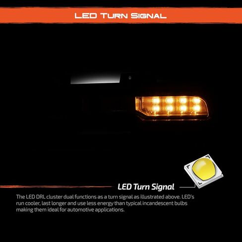 AKKON - Fits 2014-2015 Chevy Camaro [Incandescent Upgrade] Smoked Full LED Tail Lights Pair Left+Right w/LED Reverse Running Lamp in Kuwait