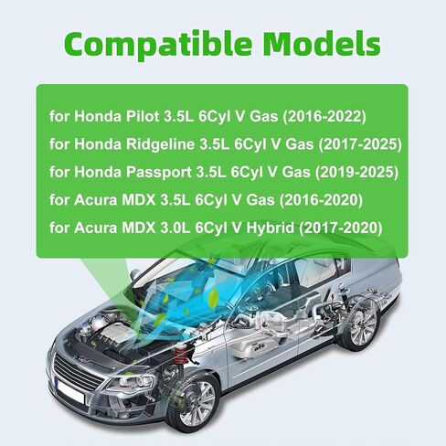 مجموعة فلتر هواء محرك المقصورة AUTOKAY 80292-SDA-A01 CA12061 مناسبة لسيارة Honda Pilot 2016-2022 Ridgeline 2017-2025 Passport 2019-2025 for Acura MDX 2016-2020 3.0L 3.5L RE# 80292SDAA01 SA12061 17220-5J6-A10 in Kuwait
