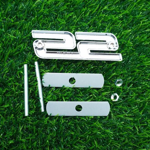 Front Grille Emblem Nameplate 3D Metal Badge Nameplate Replacement for 06-10 SS 1Pc (Chrome Red) in Kuwait