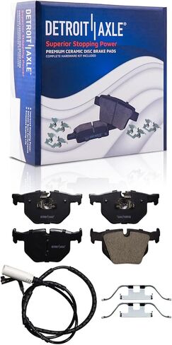 Detroit Axle - Brake Pads for BMW 335d 335i xDrive 335xi 335is, Front and Rear Ceramic Brakes Pads w/Hardware Replacement - 6pc Set in Kuwait