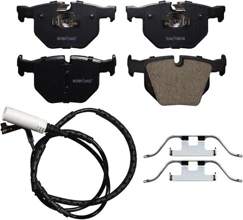 Detroit Axle - Brake Pads for BMW 335d 335i xDrive 335xi 335is, Front and Rear Ceramic Brakes Pads w/Hardware Replacement - 6pc Set in Kuwait