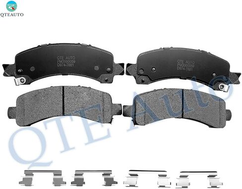 PM Auto Front Rear Brake Pads Replacement For 2004-2006 Chevrolet Avalanche 1500, Set of 8 Ceramic Brakes Pads in Kuwait