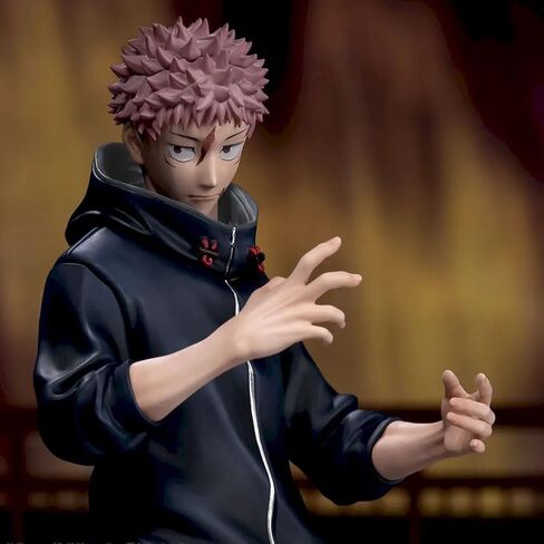 Itadori Yuji Figure JJK Statue, Fighting Pose Ryomen Sukuna Figure Model Handmade Collectible Desktop Decor Gifts for Fans 20cm/7.87'' in Kuwait