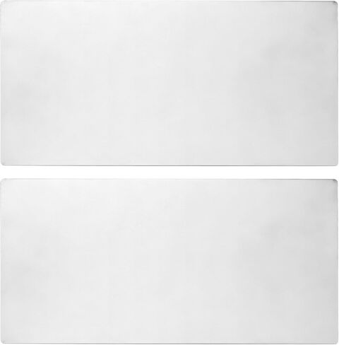 4" x 8" Flat Permit Panel (2 Pack) with 3M Adhesive,Stainless Steel Universal Permit Sticker Holder for Semi-Trucks, IFTA Sticker Plate, Car Pass, Trailer & Vehicle License Display in Saudi Arabia