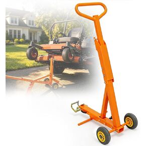 Heavy Duty Zero Turn Mower Lift Jack - 800 lbs Capacity Lawn Mower Lift with Safety Locking Arm, Portable Riding Mower Lift for Blade Changes, Oil Changes & Deck Cleaning in Saudi Arabia