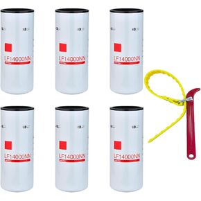 Oil/Lube Filter fits Compatible With Cummins ISX ISM QSX QSM QST X15 M11 Diesel Engines LF14000NN compatible with LF9080 LF9001 LF14000NN P559000 BD7154 57746XD 4367100 in Kuwait
