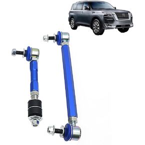 Rear Adjustable Anti-Roll Sway Bar Link Kits Fit for Nissan Patrol Y60 Y61 GR GU 1997-2010,Rear Stabilizer Bar Link Kit | Essential for Patrol Y60 Y61 GR GU Lift Modification in Saudi Arabia