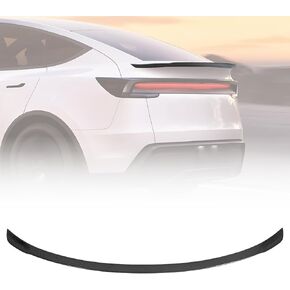 Rear Spoiler Wing Trunk Lip fit for Tesla Model Y Juniper 2025 2026,Exterior Accessories Sporty Decoration Trim,Rear Body Part Molding Cover (Glossy Black) in Saudi Arabia