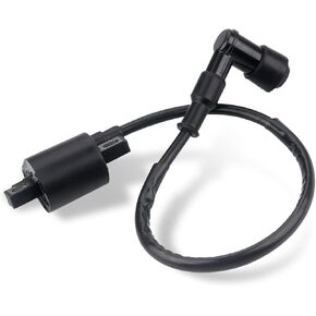 Ignition Coil, High Performance Motorcycle ATV Dirt Bike Ignition Coil, Spark Plug Wire Ignitor Line Kit, Compatible with 50cc-250cc ATV, Dirt Bike, Scooter, Go Kart, Quad (Black) in Kuwait
