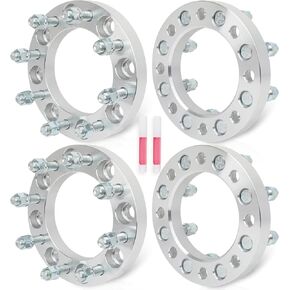 ECCPP 4PCS 8x6.5 Wheel Spacers Lug Centric 1" 8 Lug 9/16" 126mm hub bore Compatible with for Ford E-250 Econoline 1992-2002 for Ford E-350 Econoline 1992-2000 2007-2008 in Saudi Arabia