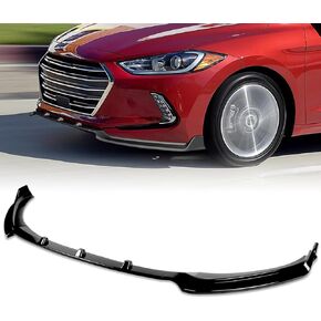 Front Bumper for Hyundai Elantra Sedan Limited/SE/Sport/Value Edition 2016-2020,for Hyundai Elantra Sedan Eco 2017-2020, for Elantra Sedan GL/L 2016-2018,Front Lip Glossy Black in Saudi Arabia