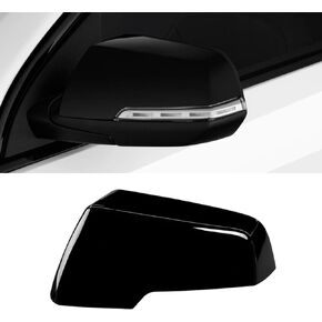 Moonlinks Compatible with Chevy Traverse 2018-2024 GMC Acadia 2020-2023 Side Mirror Cover Replacement, Glossy Black Left Driver & Right Passenger Side Clip-on Mirror Cap With Turn Signal Light in Saudi Arabia
