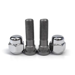 2 Pack M12x1.25 Wheel Lug Nut 611-114 + Wheel Studs Set Compatible with Nissan Altima Xterra Frontier Maxima Murano Pathfinder Rogue Sentra, Infiniti M35 M45 G20 I30 Q45 Replace 40224ZN50A 610-404 in Saudi Arabia