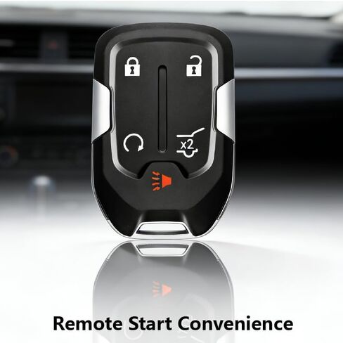 مفتاح السيارة فوب التحكم عن بعد في الدخول بدون مفتاح HYQ1EA 433MHz 5 زر استبدال لـ 2017-2020 GMC Acadia Terrain - 2 Pack in Kuwait