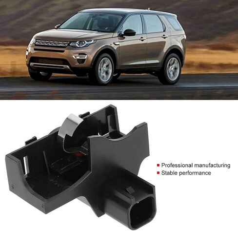 Qiilu Bonnet Hood Switch LR041431 ABS Iron Hood Switch مضاد للسرقة سهل التركيب بديل لـ Discovery LR2 LR3 LR4 (أسود + فضي) in Kuwait