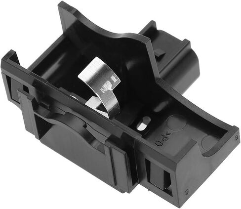 Qiilu Bonnet Hood Switch LR041431 ABS Iron Hood Switch مضاد للسرقة سهل التركيب بديل لـ Discovery LR2 LR3 LR4 (أسود + فضي) in Kuwait