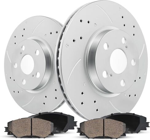 Anpulsero Automotive Replacement Front Brake Pads and Rotors Kit Compatible with Nissan TITAN 2005-2007, Armada 2005-2006, INFINITI QX56 2005-2006 Replacement 320mm?12.6in?S-31328 P-1183 in Saudi Arabia