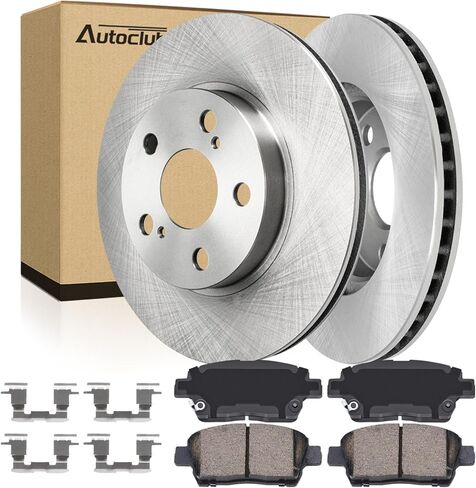 AUTOCLUB Front Brake Kit, for 2004 2005 2006 2007 2008 2009 Toyota Prius Brake Pads and Rotors, Brakes Ceramic Replacement 10.04" Front in Saudi Arabia
