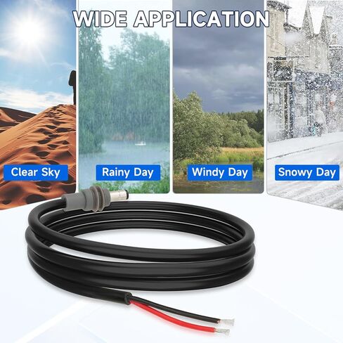 ELFCULB Starlink Mini Cable, 16AWG Starlink Mini DC5521 Power Pigtail Cable for Routers CCTV Systems DIY(5FT) in Kuwait