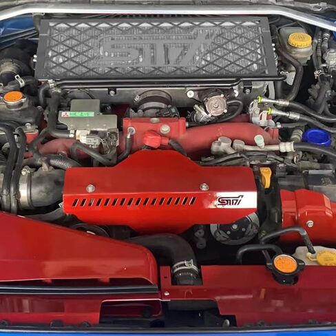 ITrims غطاء المولد لسوبارو WRX STi 2015-2020 اكسسوارات السيارات مولدات حامي الألومنيوم 1 قطعة الأحمر in Kuwait