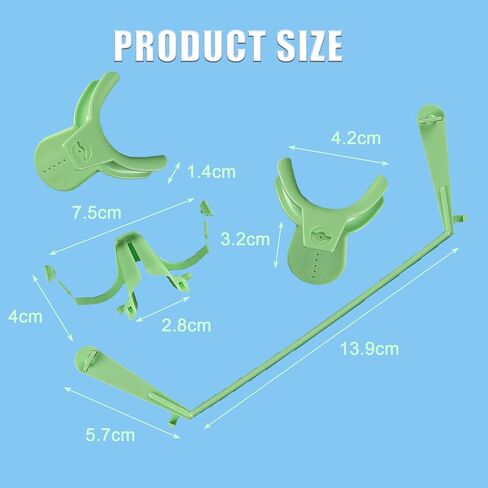 Dental Oral Dry Field System NOLA Mouth Opener Autoclavable Orthodontic Retractor Cheek for Orthodontic Teeth Whitening Green(L) in Saudi Arabia