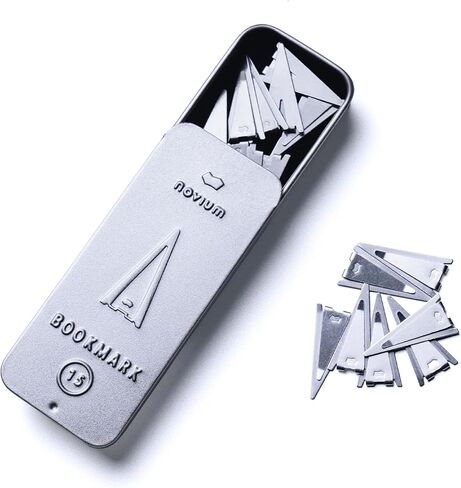 Bookmark Shuttles (15pcs) novium Shuttle Bookmarks - 15pcs Silver Bookmarks Clip Set with Unique Design - Compatible with Shuttleport The Space-Themed Magnetic Clip Holder in Kuwait